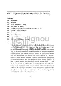 LAW LIBRARY AND IT'S IMPACT
