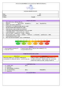 FICHA DE AVALIAÇÃO DE VENTOSATERAPIA