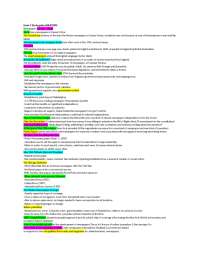 Q&A for the second exam of the semester. Covers all test questions with correct answers.