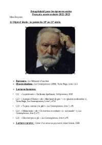 lecture lineaire sur un texte étudié