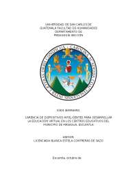 Elaboración de Informes de Seminario: Calidad Educativa en Guatemala