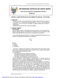 Guía de Circuitos Eléctricos: Ley de Ohm