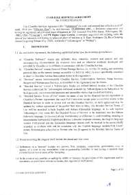 Agreement between CloudDIke