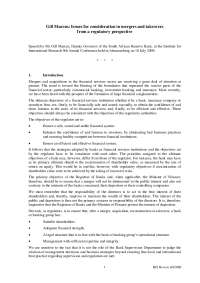 Gill Marcus: Issues for consideration in mergers and takeovers ...