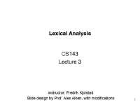 Lexical Analysis in Programming Languages: A Comprehensive Overview