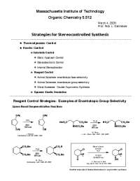 Reagent Control: Enantiotopic Group Selectivity in Organic Chemistry