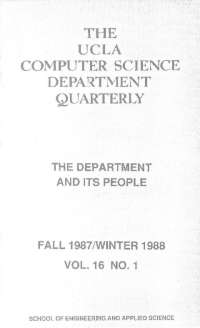 UCLA COMPUTER SCIENCE DEPART "TMENT