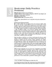 Bootcamp: Daily Practice for Vector Calculus and Linear Algebra with Application to Engineering Computations