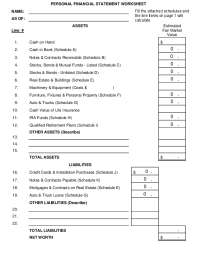 Personal Financial Statement Worksheet (5).xlsx