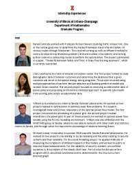 Data Science Internships: A Collection of Experiences and Projects