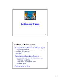 Switches and Bridges