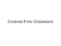Understanding Context-Free Grammars: From Basics to Applications