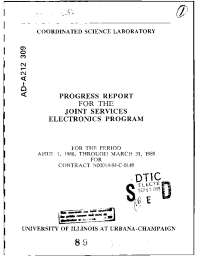 Coordinated Science Laboratory