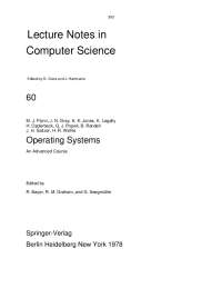 Lecture Notes in Computer Science