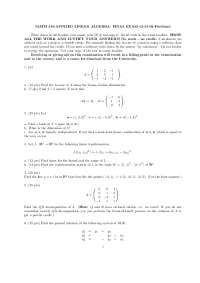 MATH 310-APPLIED LINEAR ALGEBRA- FINAL EXAM-12-13 ...