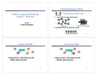 Sharing a Wire in Computer Networking