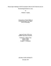 Physical Optics Modeling of AMC Checkerboard Surfaces for ...