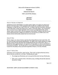 Purdue University Safety and Risk Management Authority Procedures