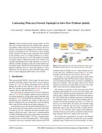 Contracting Wide-area Network Topologies to Solve Flow Problems Quickly