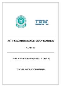 Artificial intelligence study material