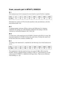 Exam, acoustic part in MT9473, 20090224
