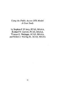 Using the Public Access AFD Model: A Case Study