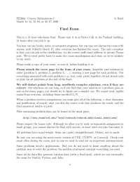 Convex Optimization Exercises