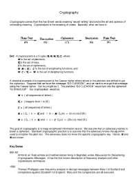 Cryptography: A Comprehensive Overview of Encryption Techniques and History