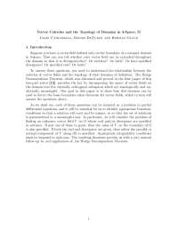 Vector Calculus and the Topology of Domains in 3-Space, II