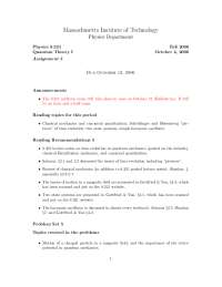 Quantum Theory I: Assignment 5