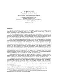 The Berkeley UNIX† Time Synchronization Protocol