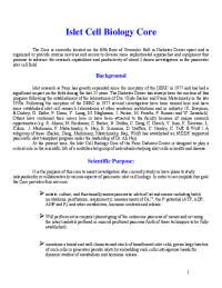 Islet Cell Biology Core