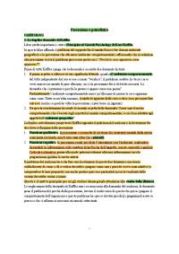 Riassunto libro (+ slide) - introduzione alla psicologia visiva