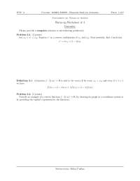 Financial Math for Actuaries Warm-up Worksheet #3