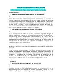 Sistema de control en Industrias Aliadas