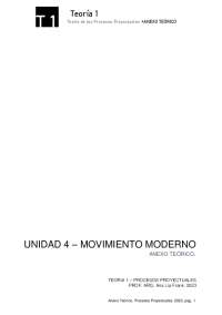 Apunte teórico modernidad