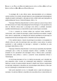 Psicologia: Reflexões (im)pertinentes