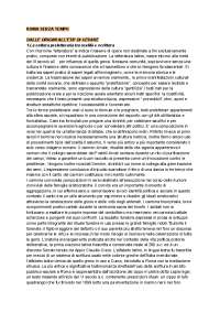 Roma senza tempo, riassunto