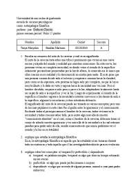 Primer y Segundo parcial, primer semestre