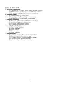 Apuntes de Linguistica de los temas dados en clase