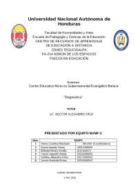 Informe final de espacios físicos en educación