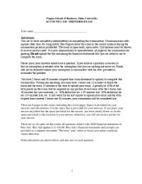 (Fuqua School of Business) ACCOUNTING 510 MIDTERM EXAM LATEST DUKE UNIVERSITY