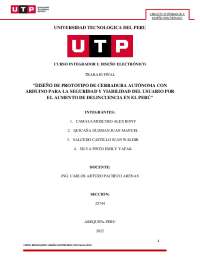 Informe del Curso Integrado de Electronica
