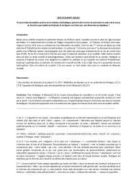 Analyse linéaire Une vie dissipée de Balzac