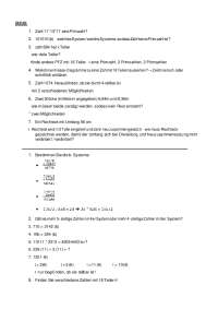 mögliche Prüfungsfragen Mathe Modul 1 Grundschullehramt