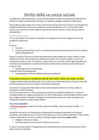 Diritto della sicurezza sociale: previdenza e assistenza
