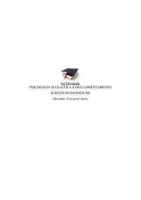 Paniere COMPLETO (APERTE e CHIUSE) di PSICOLOGIA SCOLASTICA E DELL'ORIENTAMENTO - Graziani