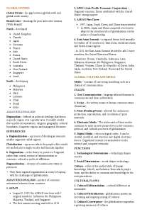 Study Notes In Different Subjects