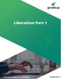 liberalism and political science study notes
