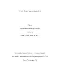 Tarea 2 Diseñar una estrategia BI